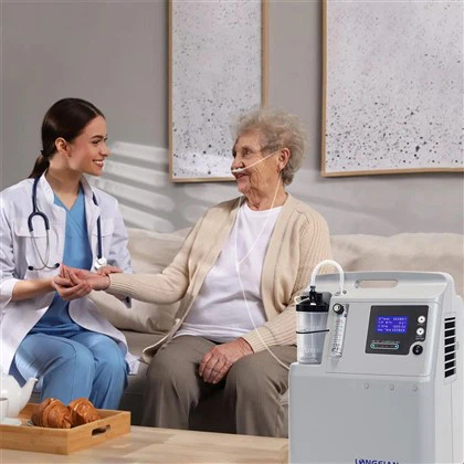 اعلی معیار کی میڈیکل 5 لیٹر کنسٹریٹر آکسیجن مشین ہوم O2 حراستی