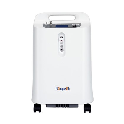 لانگفیان ایڈجسٹ فلو ریٹ 5L ویٹرنری آکسیجن حراستی پالتو جانوروں کے وزن اور حالت میں آکسیجن کی فراہمی کو اپنی مرضی کے مطابق بناتا ہے